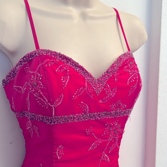 Mermaid Satin Beaded Gown - Picture 2 of 12